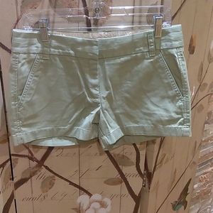 J Crew Womens Chino Sz 4 Shorts Flat Front - X4